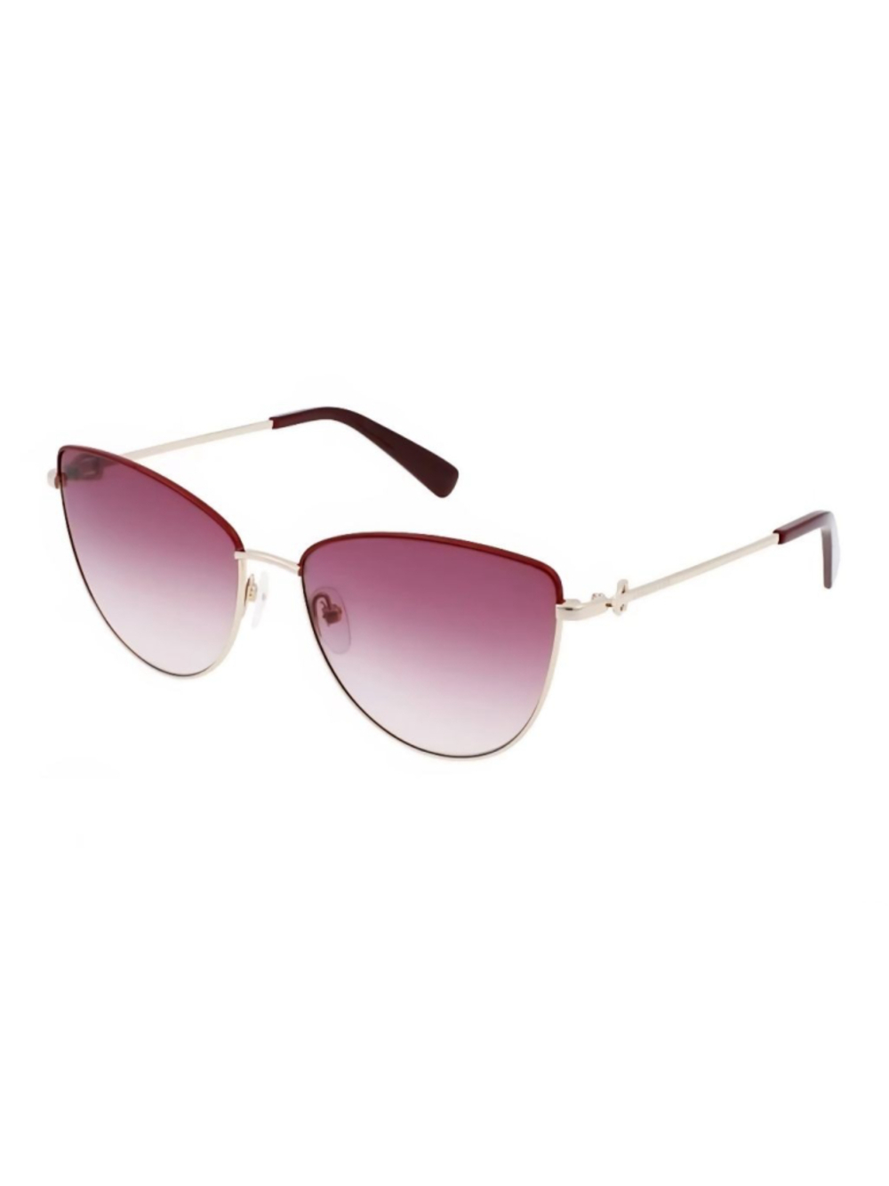 LONGCHAMP Brand NEW Cat Eye Gradient Sunglasses‎ LO152S 721 Pink Gold 58 mm